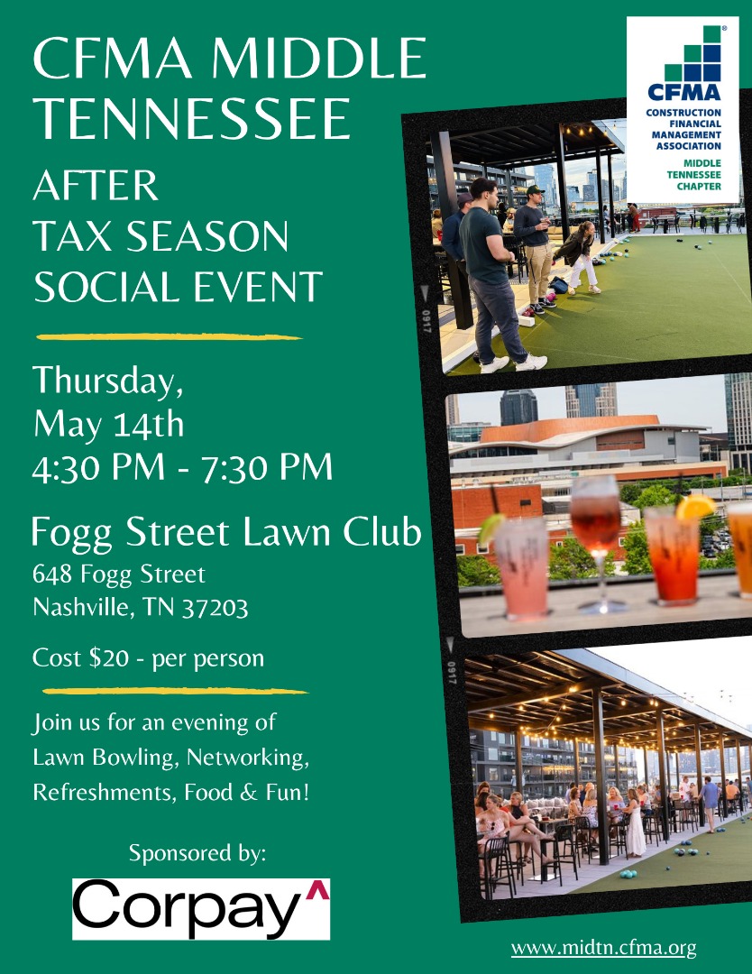 After Tax Season Social Event