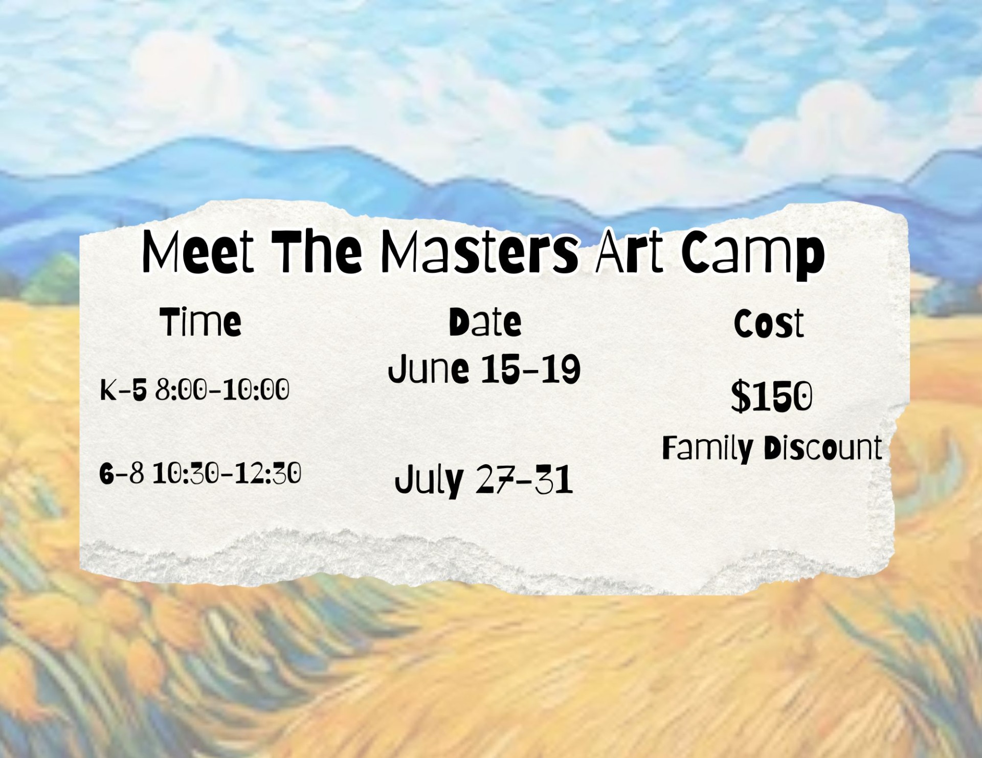 Meet the Masters Session 1