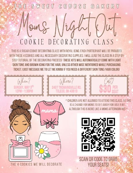 Moms Night Out Sugar Cookie Decorating Class