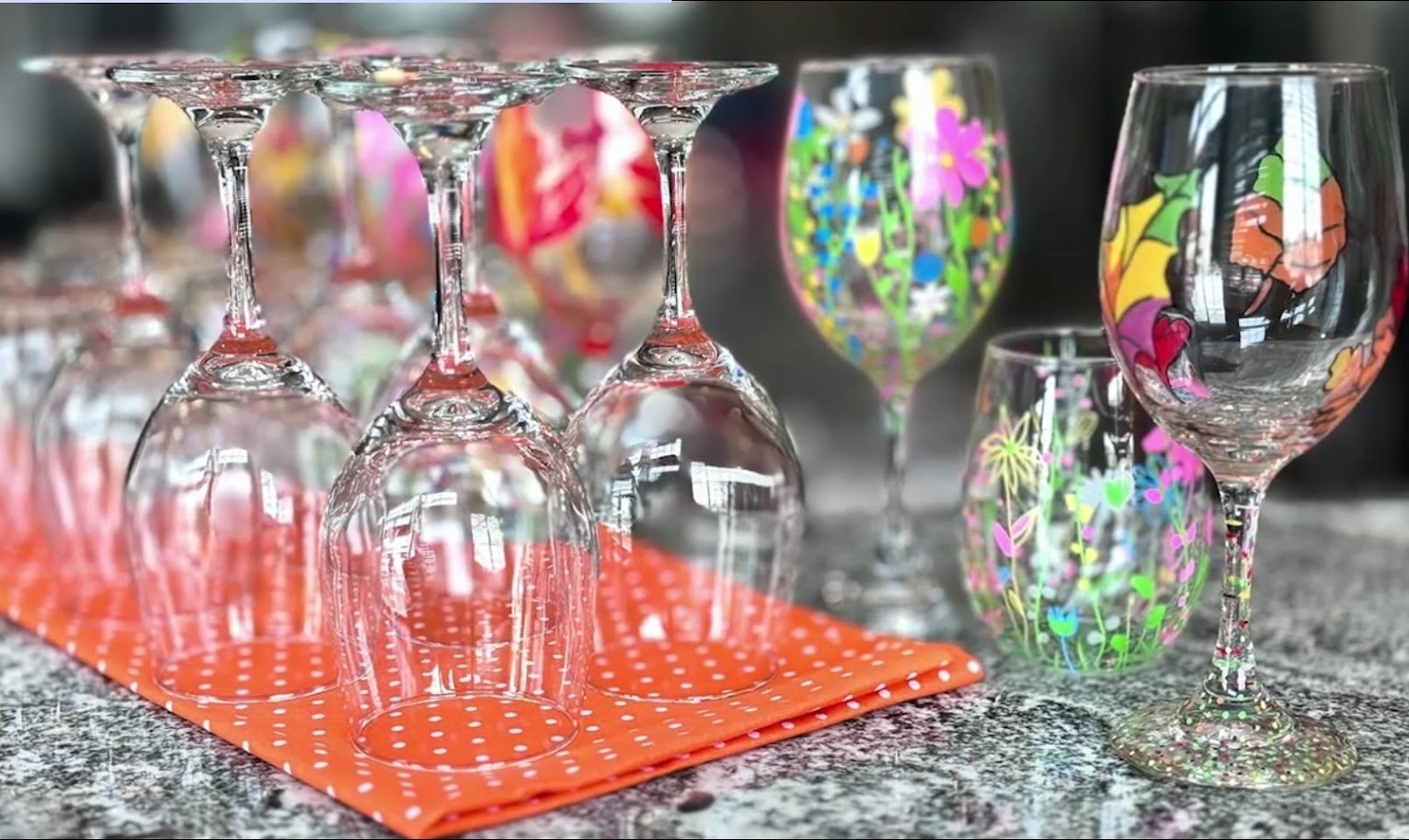 Paint your Own Wine Glasses