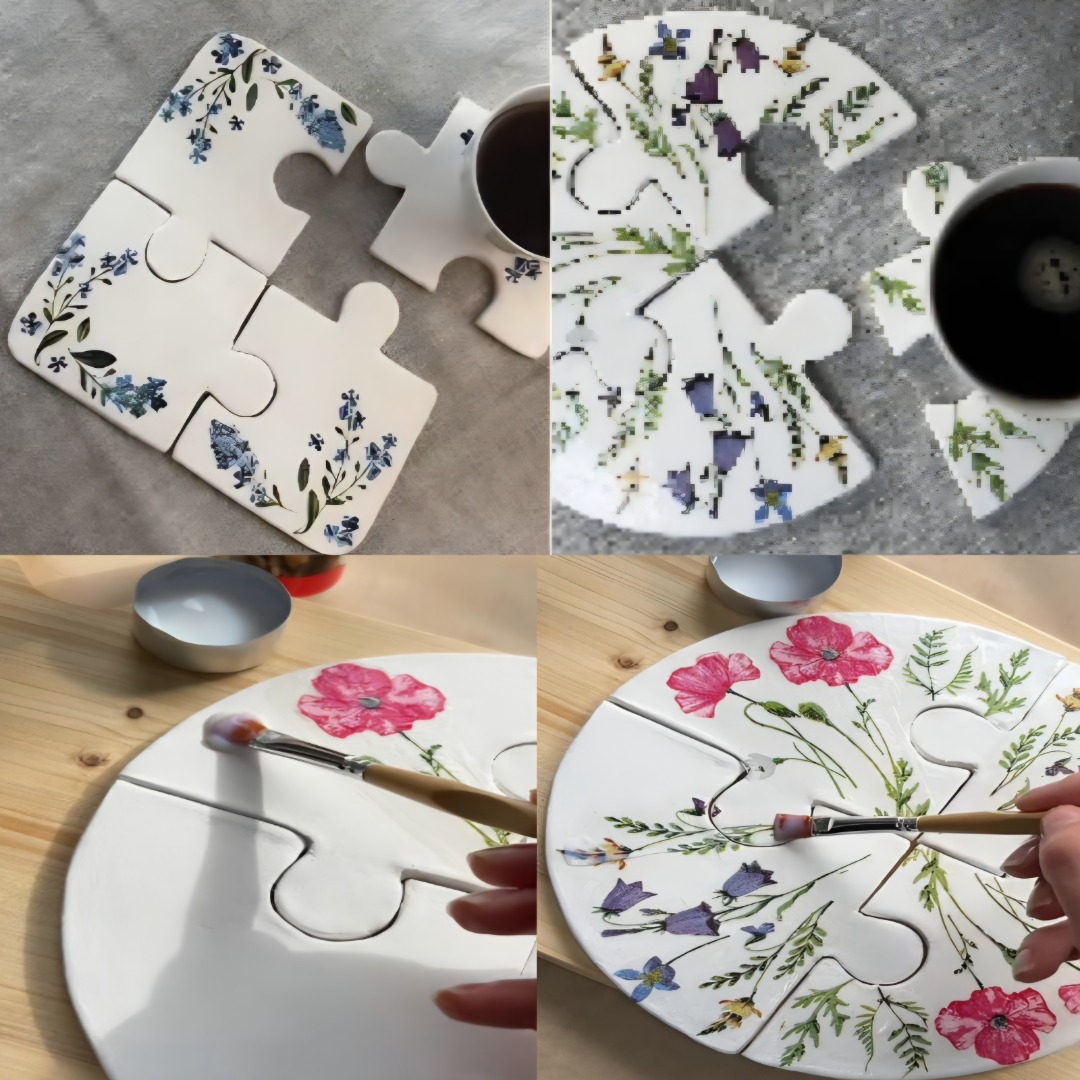 Decoupage coaster party