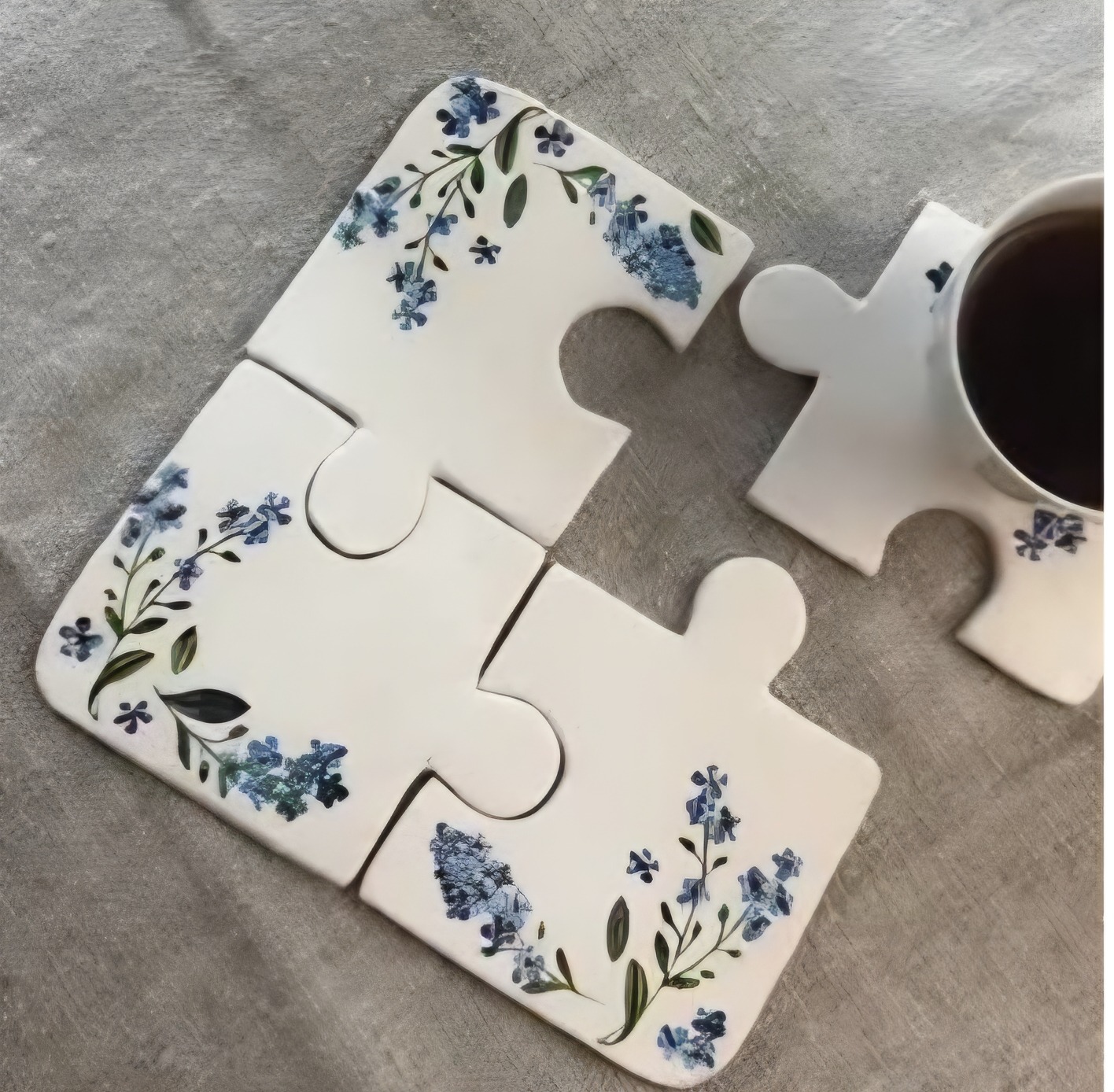 Decoupage coaster party