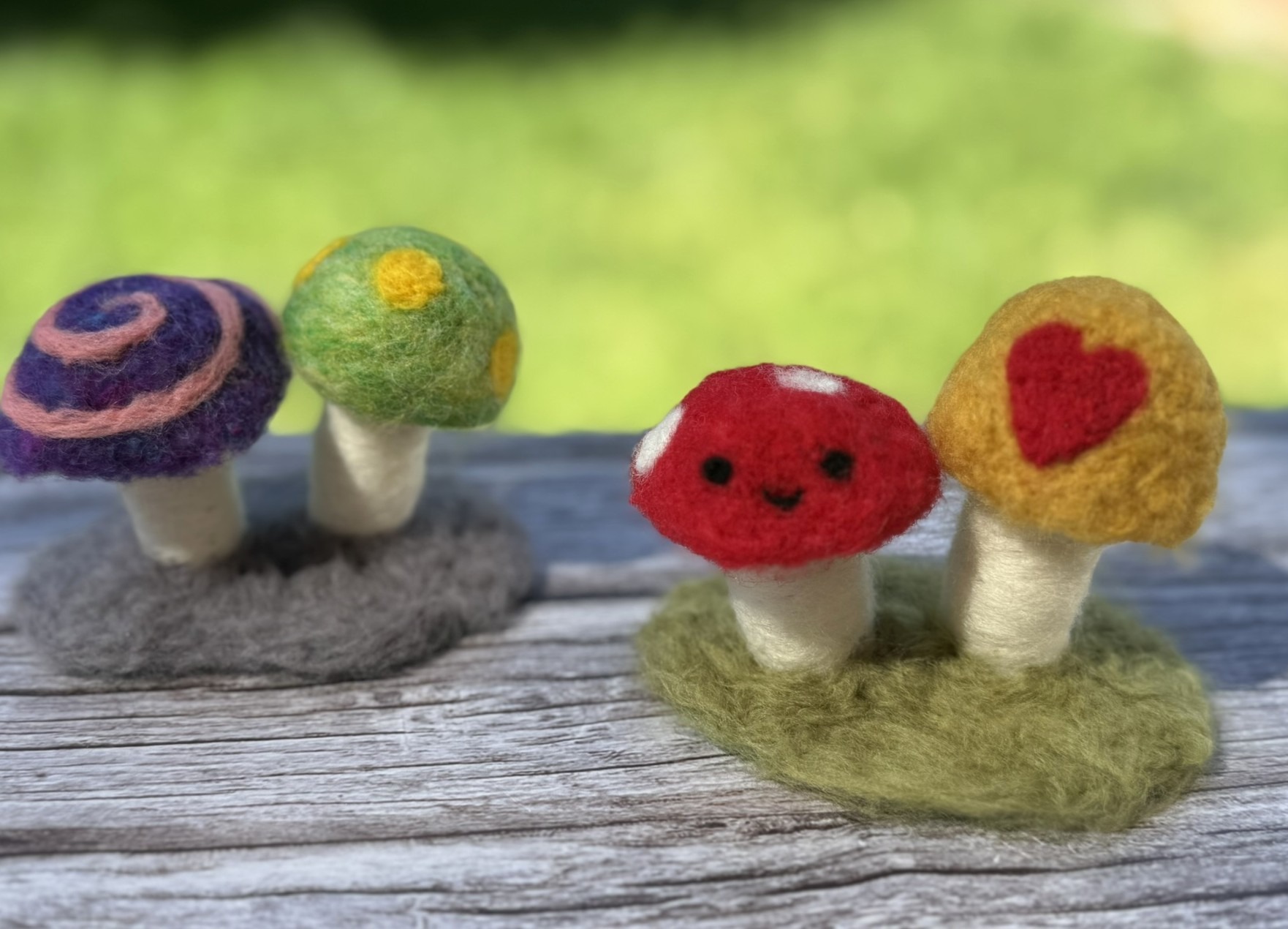 Make Your Own Needle-Felted Mushrooms