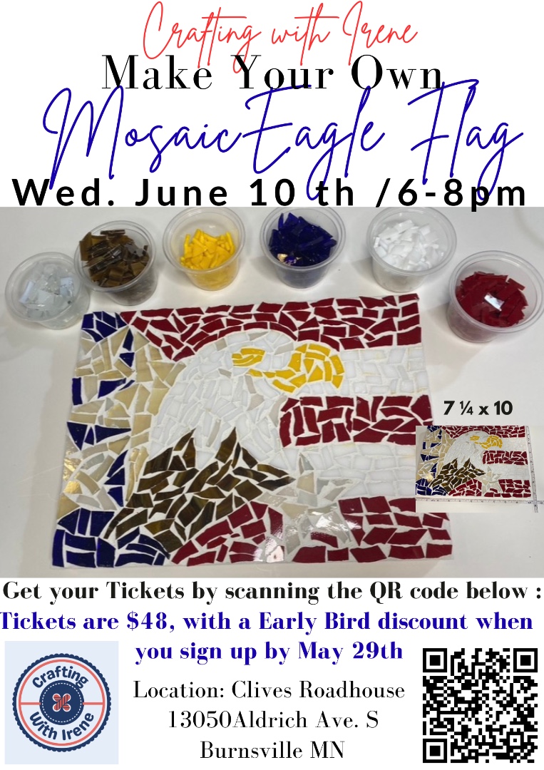 Mosaic Eagle 🦅 Flag
