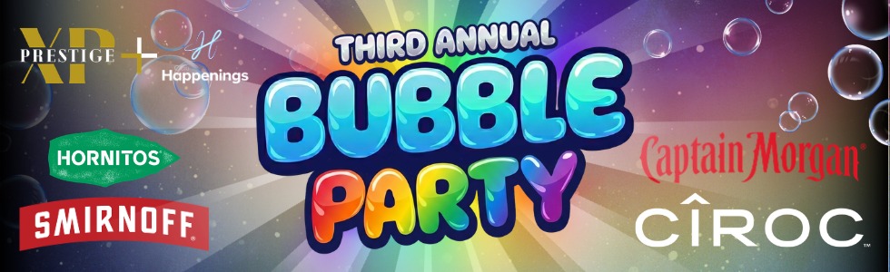 3rd Annual Bubble Party @ Club Happenings