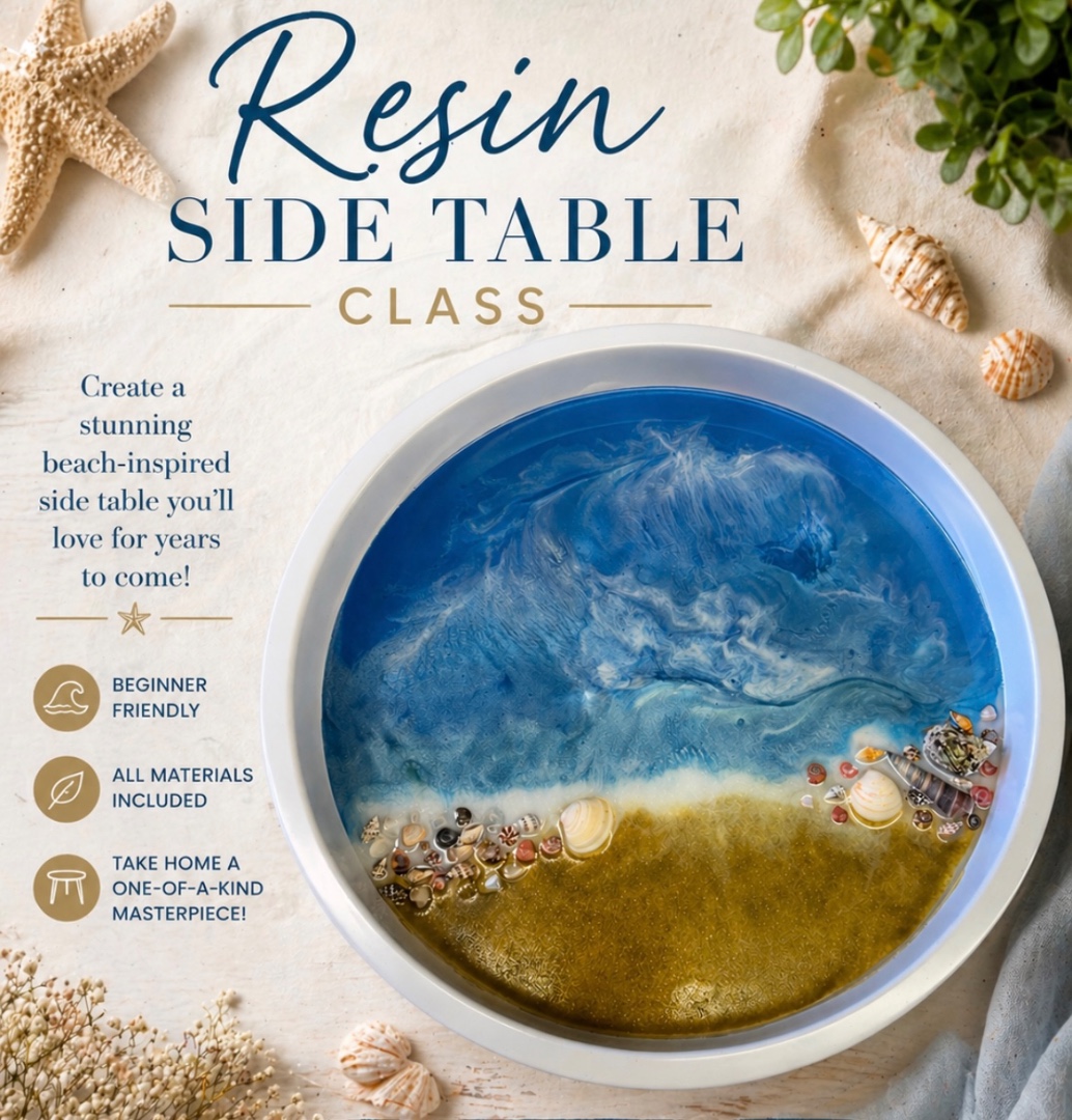 Resin Side Table Class!