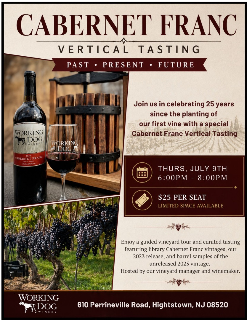 Cabernet Franc Vertical Tasting