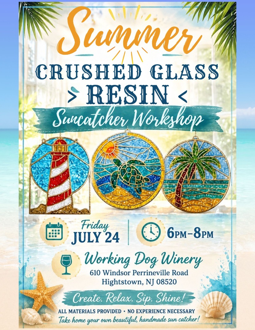 Summer Crushed Glass Suncatcher Summer Crushed Glass Suncatcher