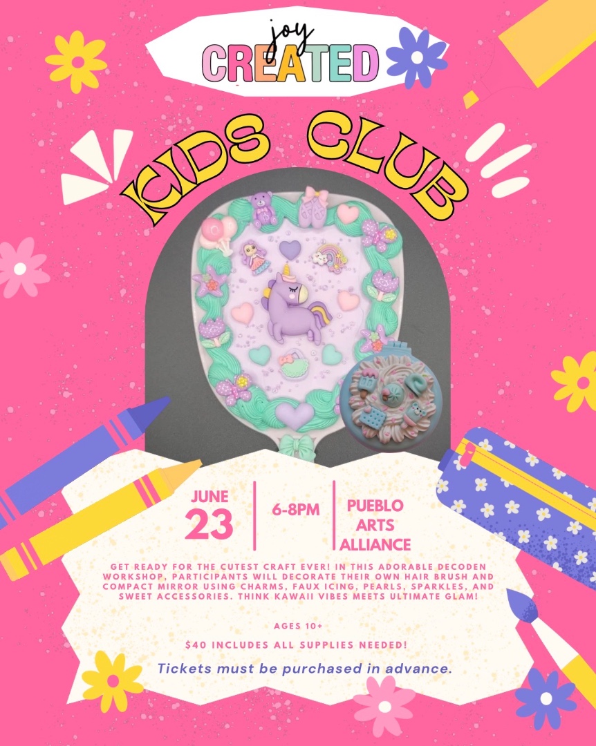 Kids Club- Decoden Brush & Compact Mirror