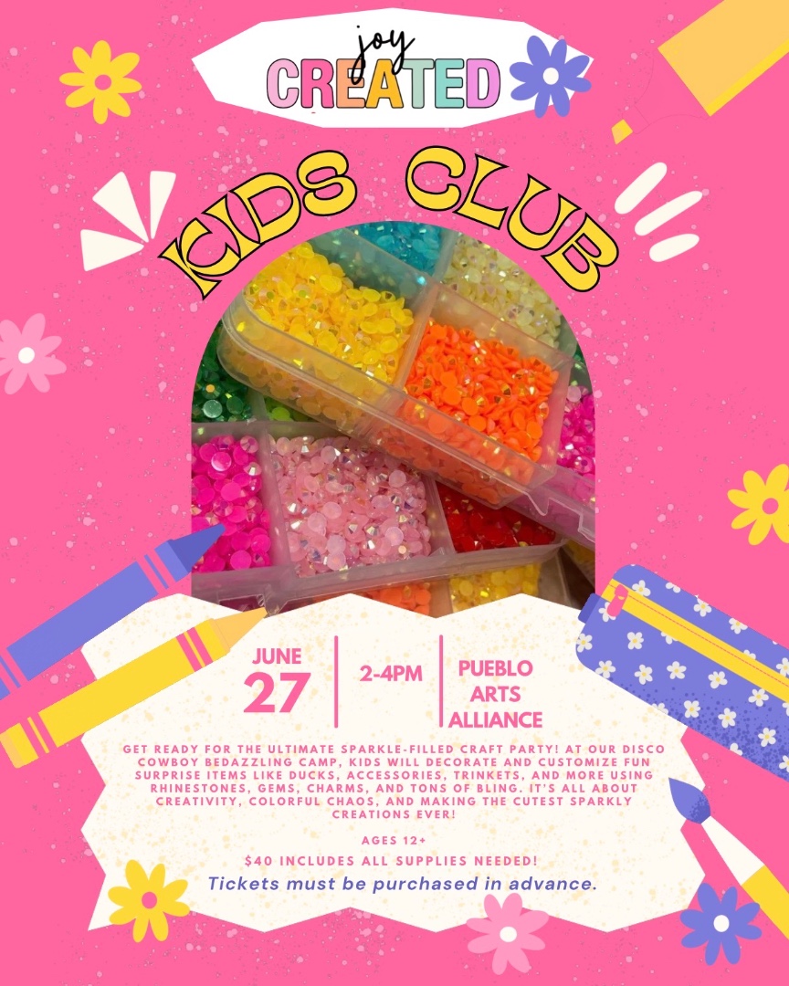 Kids Club- Disco Cowboy Bedazzling Camp Kids Club- Disco Cowboy Bedazzling Camp