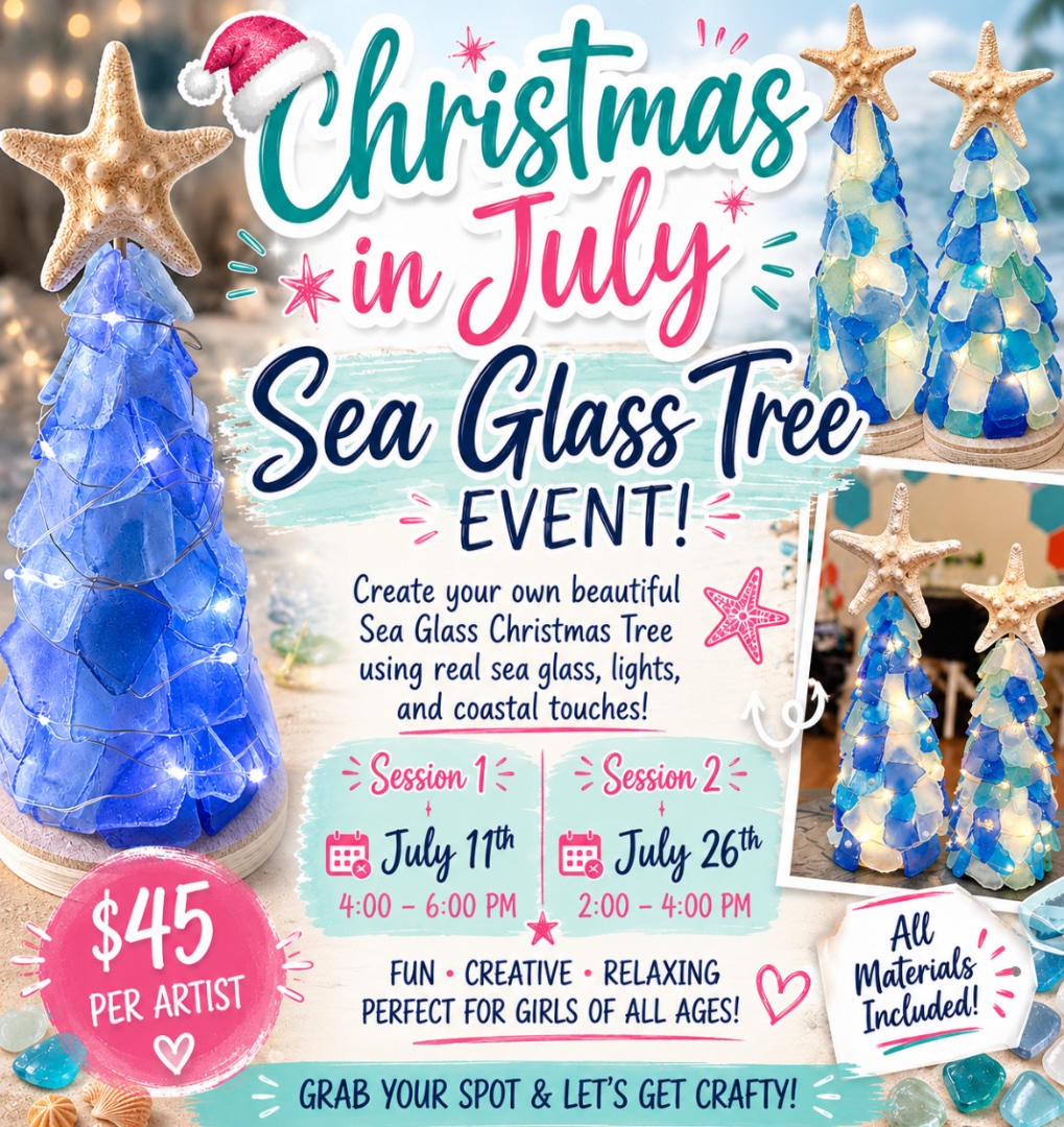 Sea Glass Tree Event!