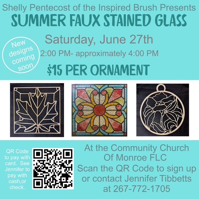Community Church of Monroe Ornament Workshop