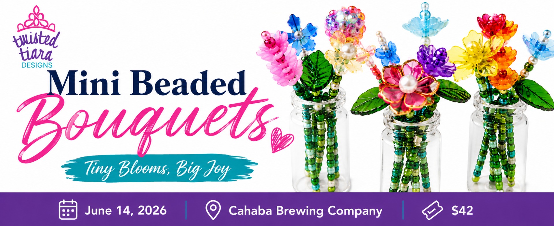 Make Mini Beaded Bouquets