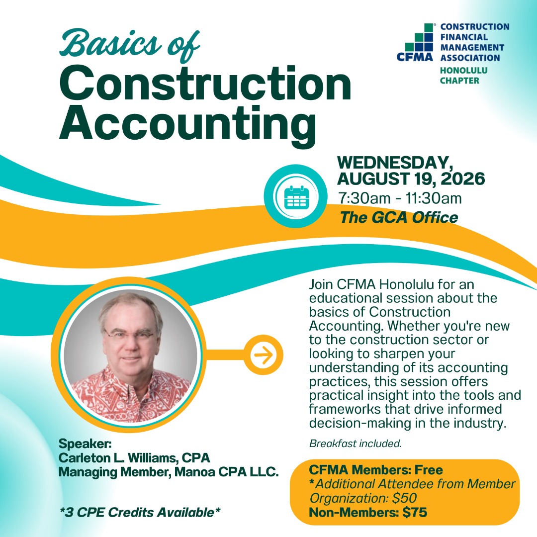 Basics of Construction Accounting