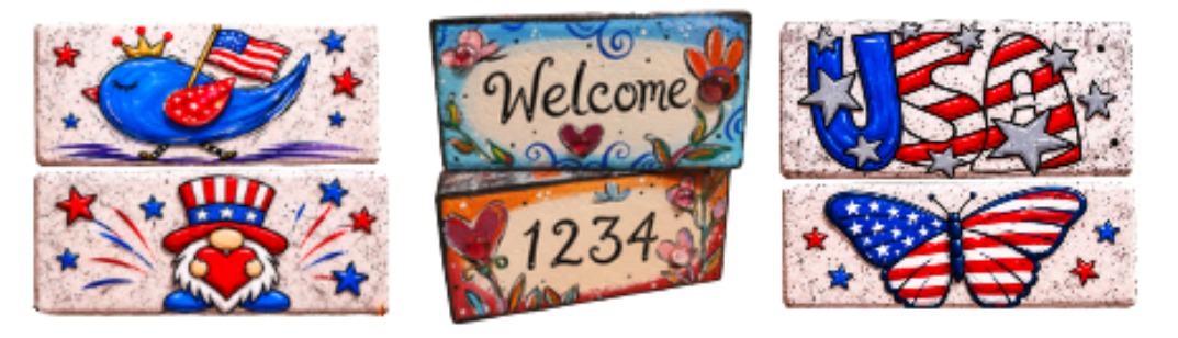 Paint Your Own Outdoor Paver