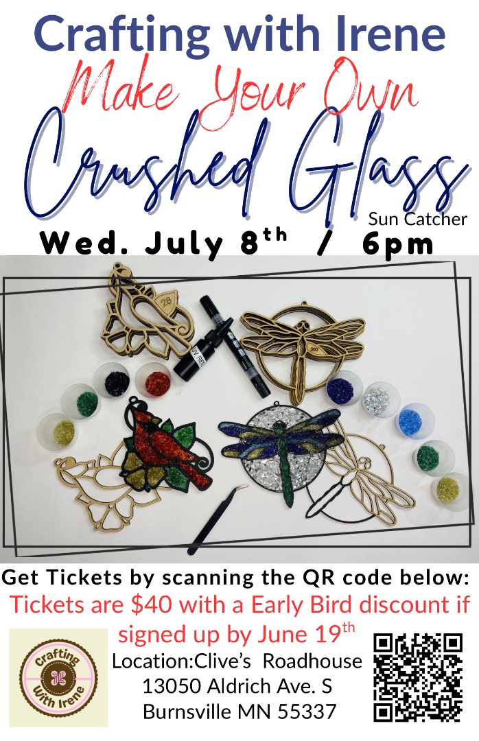 Sun Catcher Crushed Glass
