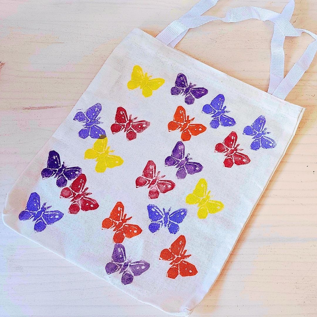 Make your own Block Print Stamps and Tote Bag