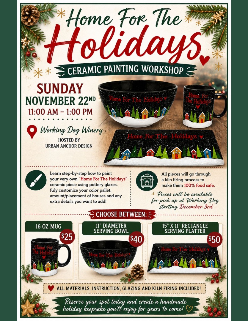Home for the Holidays Ceramics