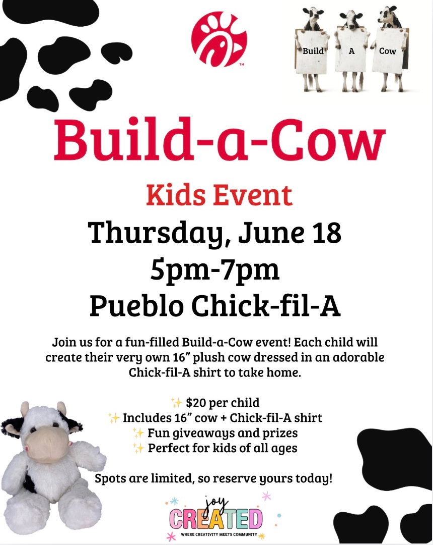 Build-a-Cow at Chick-fil-A Pueblo Build-a-Cow at Chick-fil-A Pueblo