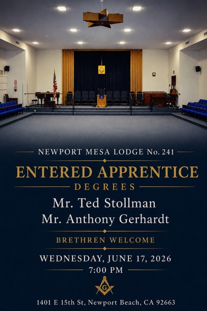 1st Degree for Mr. Stollman and Mr. Gerhardt