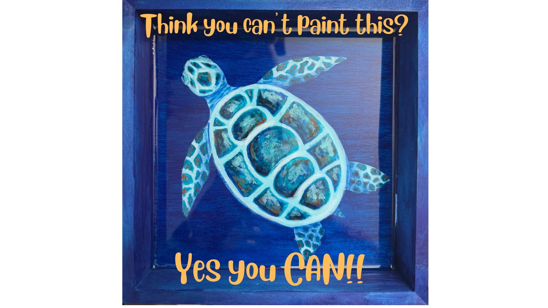 Saturday 8/29 Workshop: Paint a Sea Turtle under Resin!