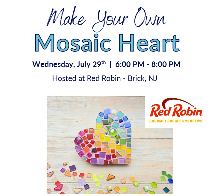 Make a Mosaic Heart at Red Robin