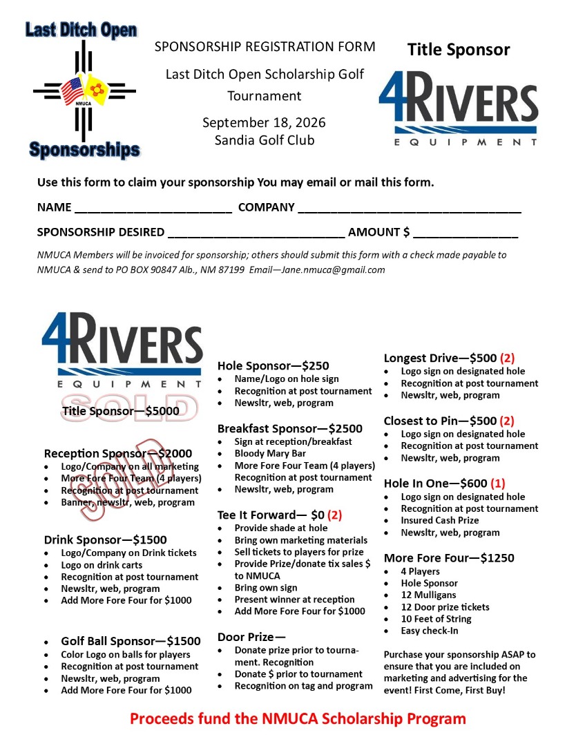 Last Ditch Open Golf Tournament