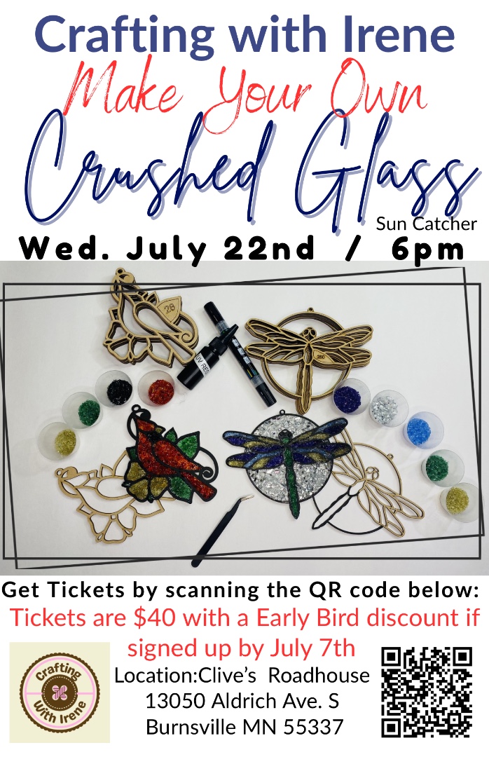 Sun Catcher Crushed Glass Sun Catcher Crushed Glass
