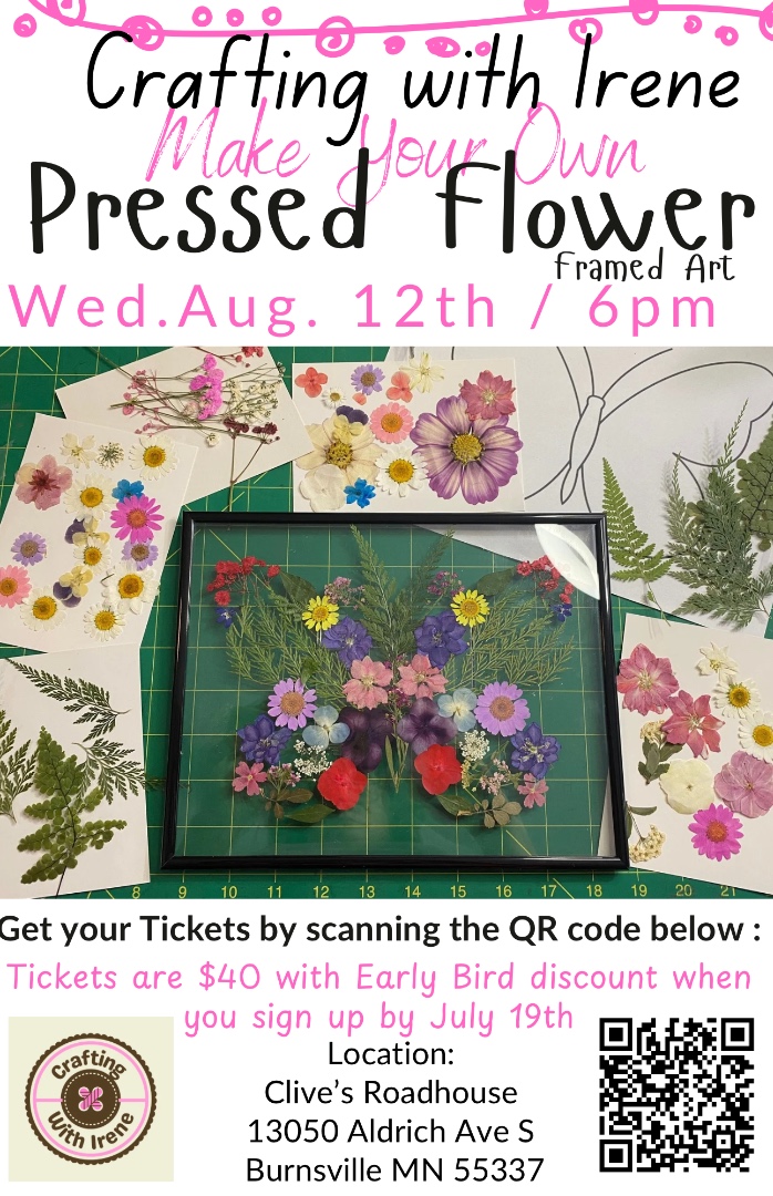 Pressed Flower Frame Art
