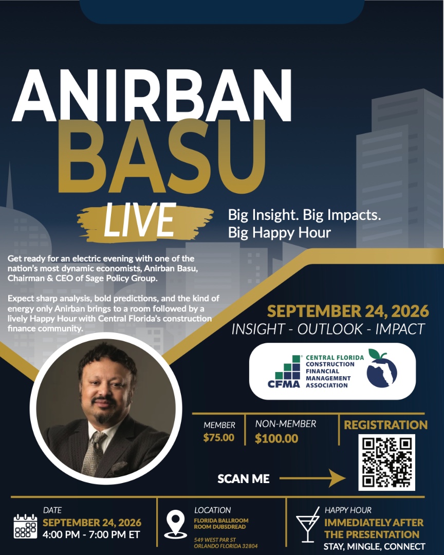 CFMA’s Chief Economist - Anirban Basu & Happy Hour