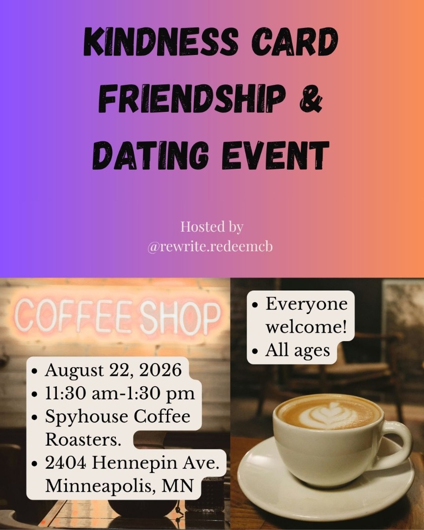 Kindness Card Friendship & Dating Event
