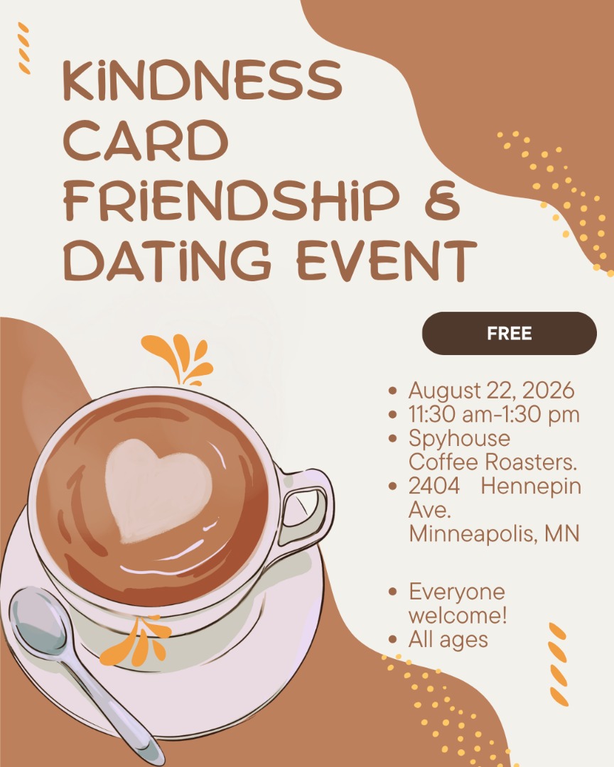Kindness Card Friendship & Dating Event
