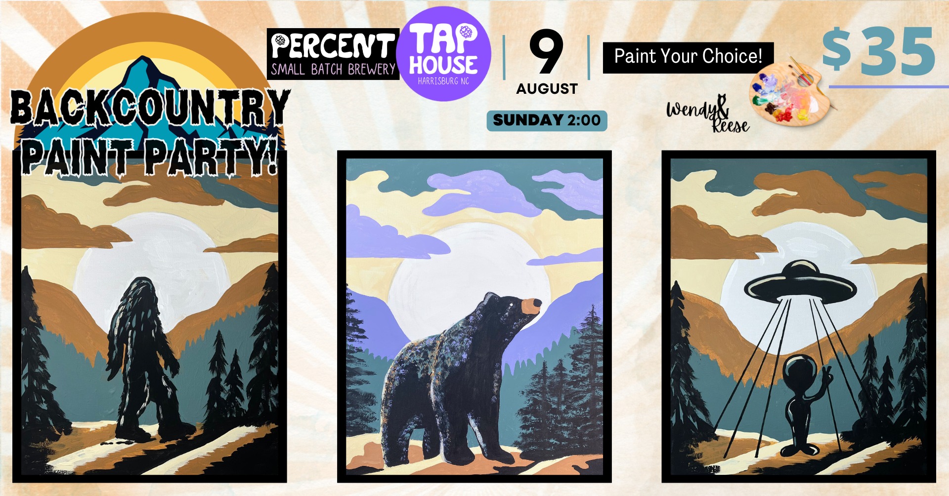 Backcountry Paint Party - Percent Tap House Harrisburg