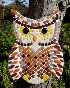 Woodland Wisdom: Mosaic Owl Art Class