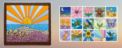 Kinusaiga Fabric Art Class at Barrels and Boards 8/9/26