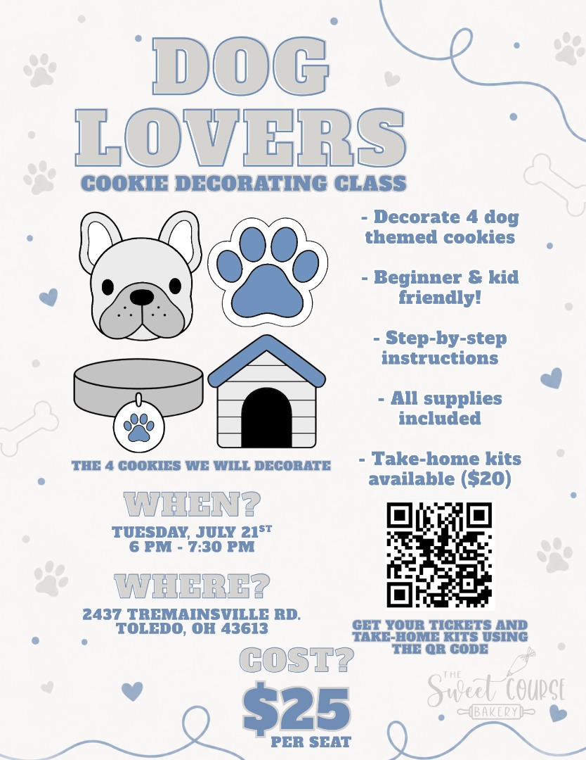 Dog Lovers Cookie Decorating Class Dog Lovers Cookie Decorating Class