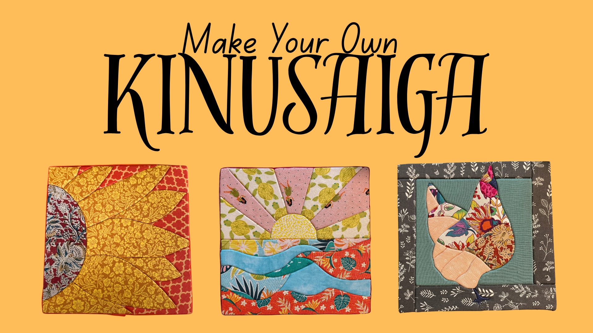 8/5 Kinusaiga Fabric Collage Craft Party at Brightside Aleworks