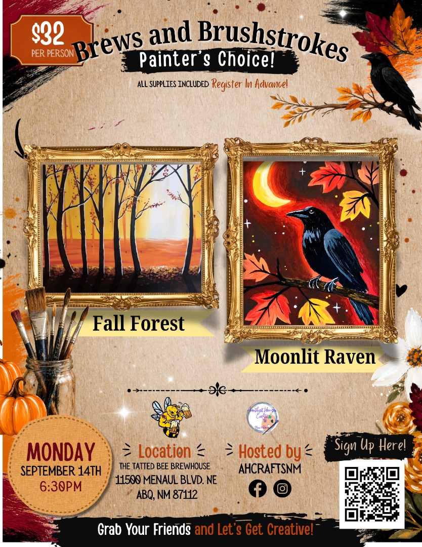 Brews & Brushstrokes: Painter’s Choice Night