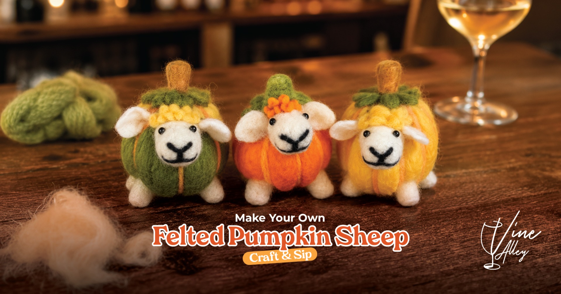 Needle Felted Pumpkin Sheep Needle Felted Pumpkin Sheep