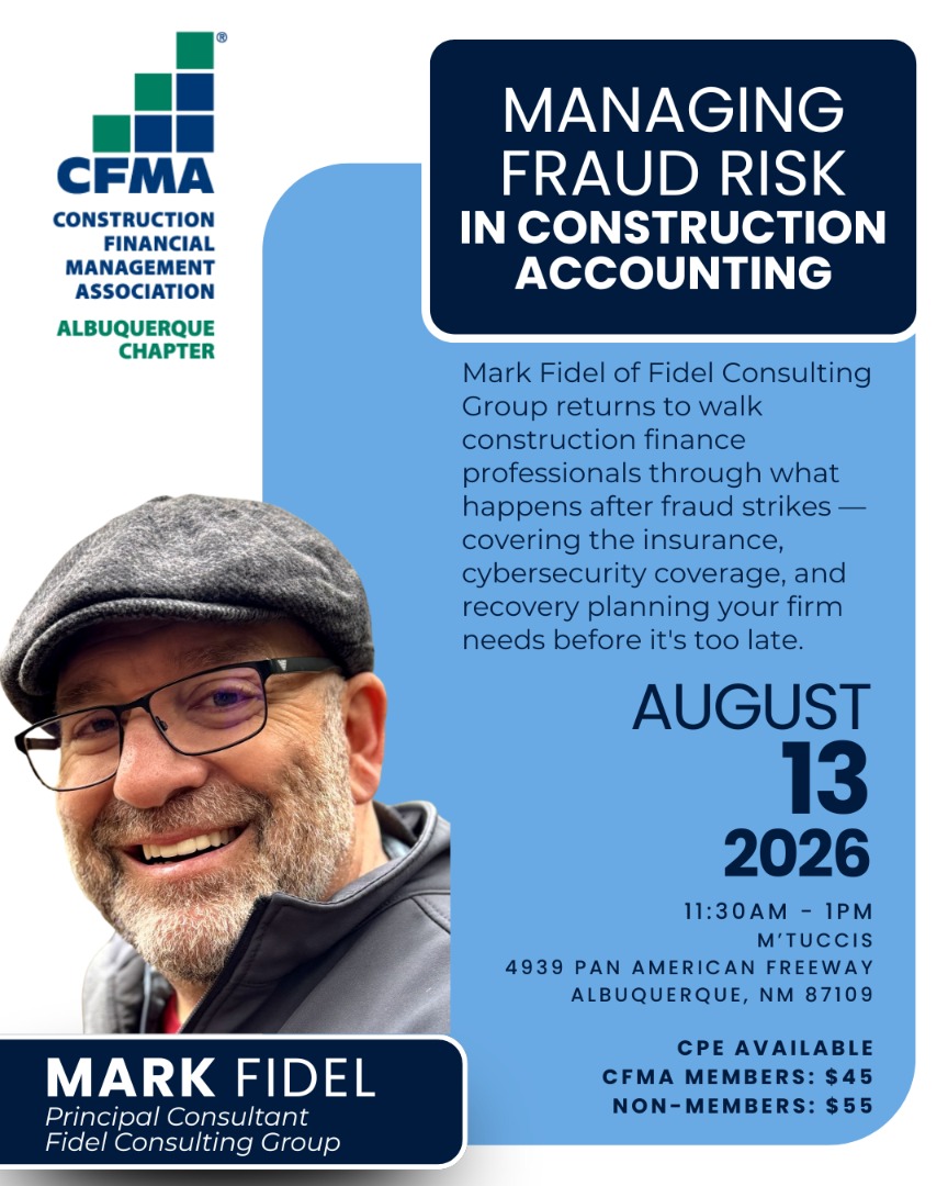 Managing Fraud Risk in Construction Accounting