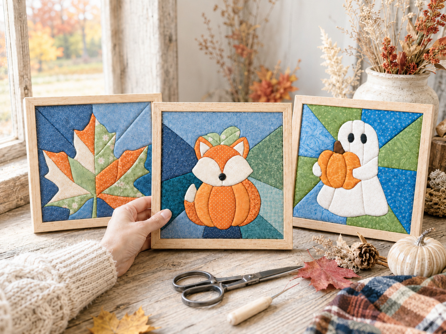 Kinusaiga Leaf, Pumpkin Fox or Ghost - Craft and Sip Kinusaiga Leaf, Pumpkin Fox or Ghost - Craft and Sip