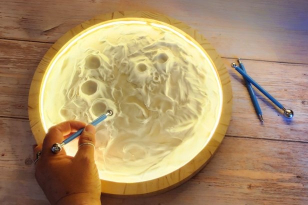 MAKE YOUR OWN LIGHT-UP MOON LAMP AT INSPIRE WINE BAR