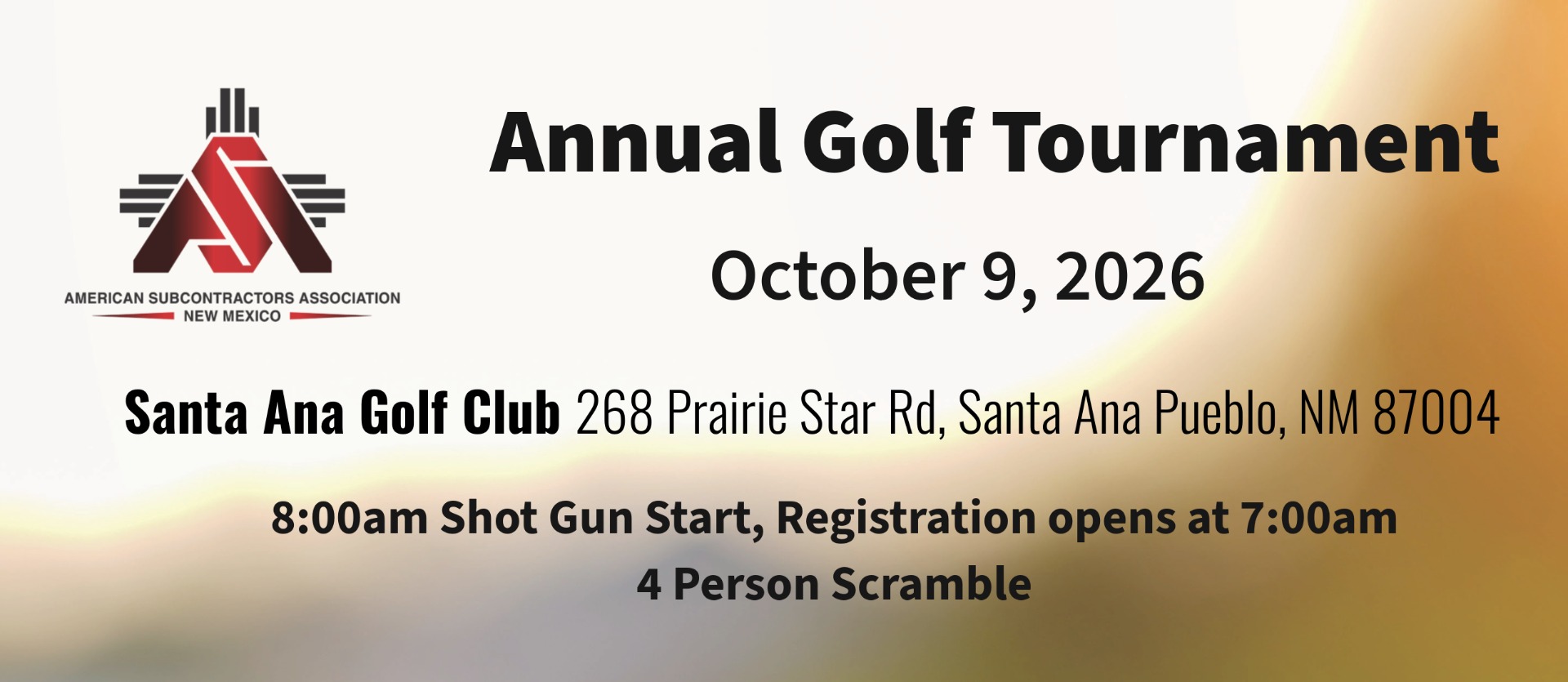 Annual Golf Tournament Annual Golf Tournament
