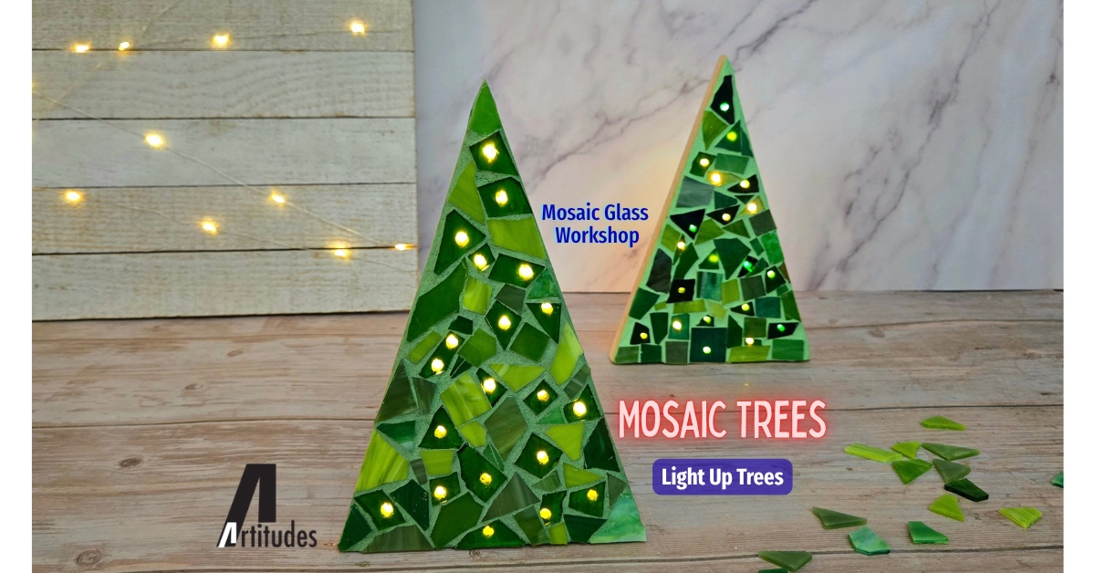 Light Up Tree Mosaic at The Gatherall