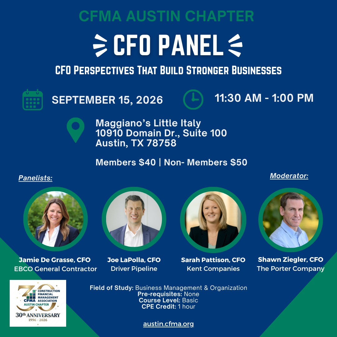 CFO Panel: CFO Perspectives That Build Stronger Businesses