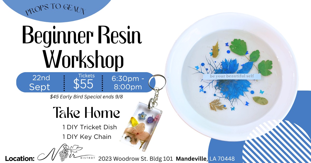 Pop-up Beginner Resin Workshop Pop-up Beginner Resin Workshop