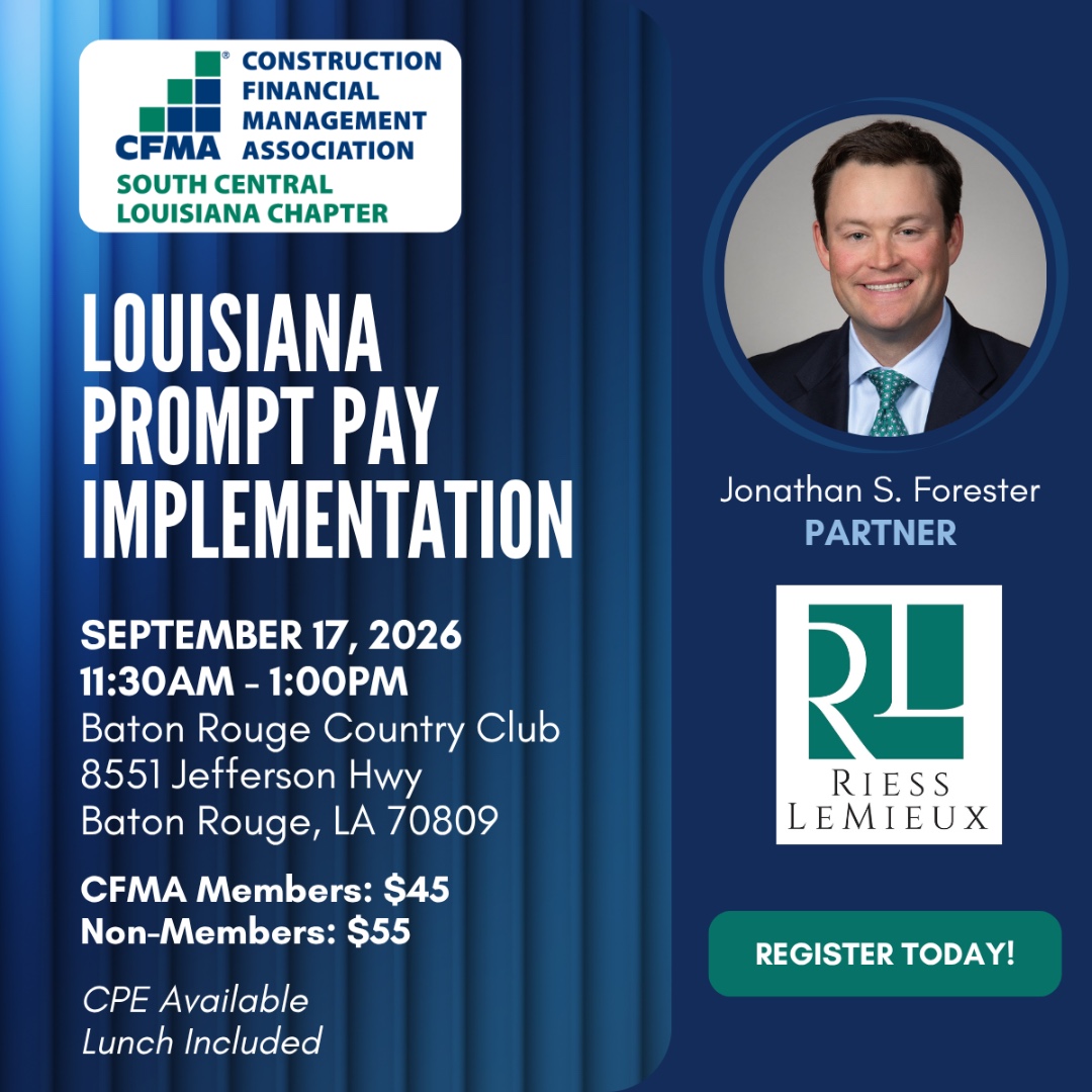 Louisiana Prompt Pay Implementation