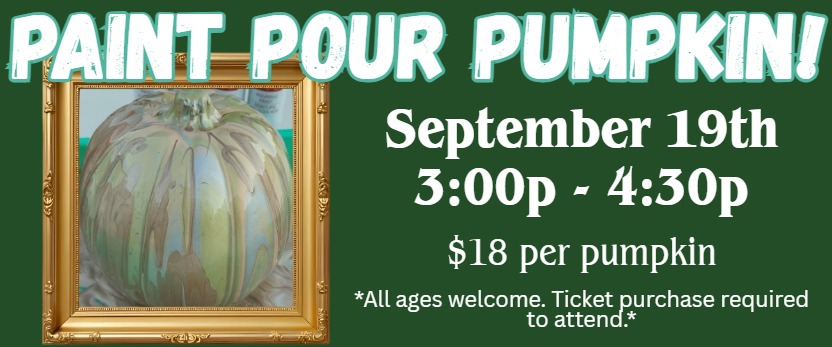 Paint Pour Pumpkin!