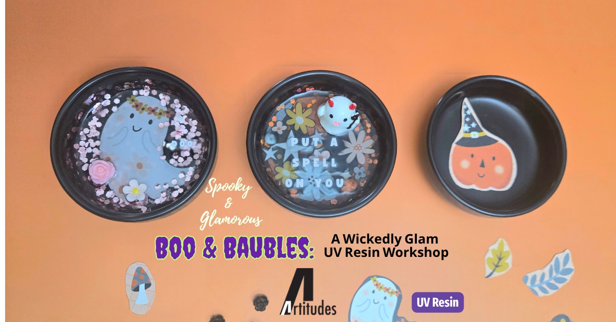 Boo & Baubles: A Wickedly Glam UV Resin Workshop