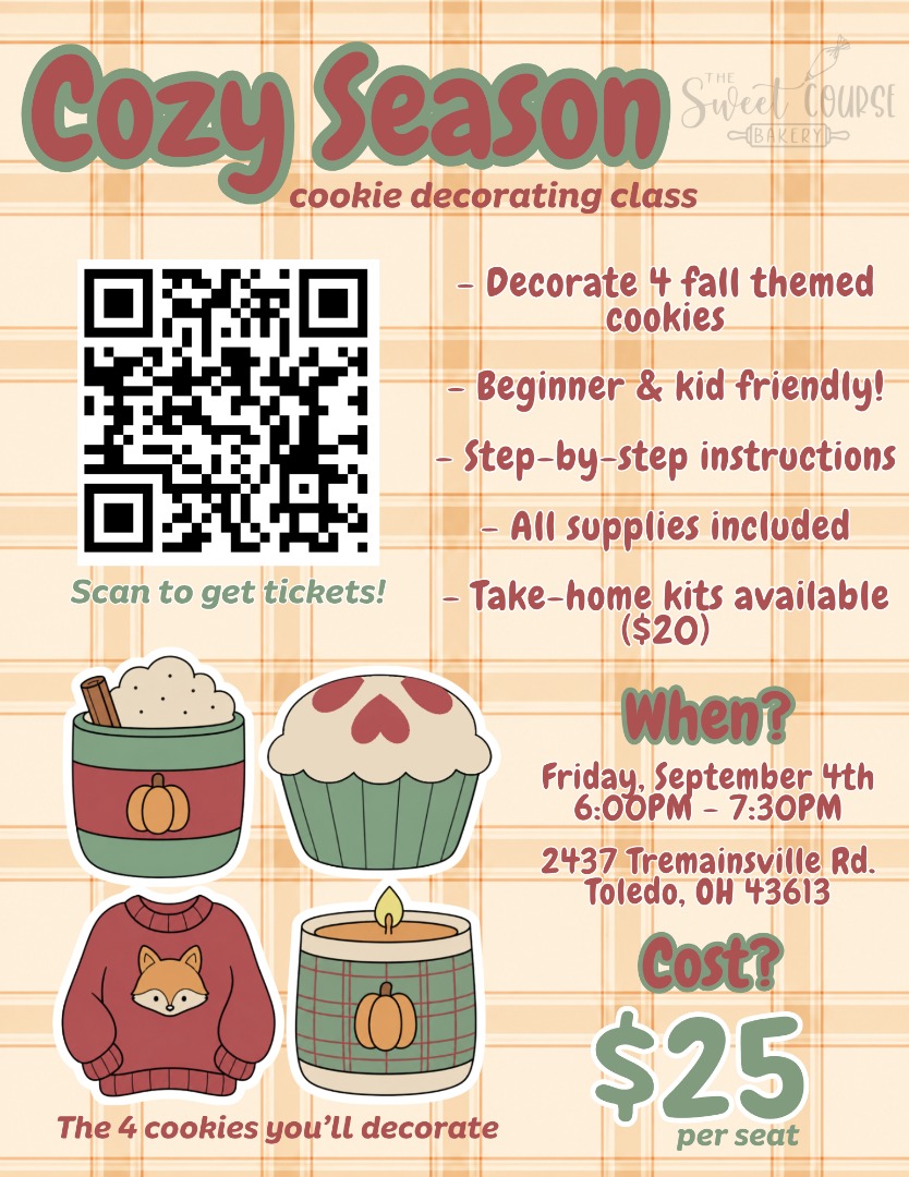 Cozy Season Cookie Decorating Class